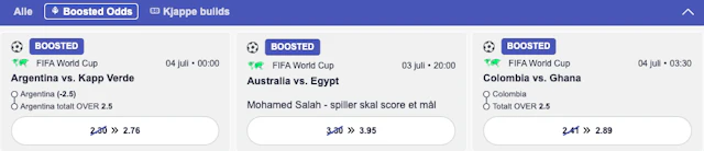 Oddsboost hos lilibet