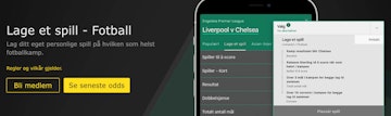 Spillfunksjon Bet Builder hos bettingside Bet365