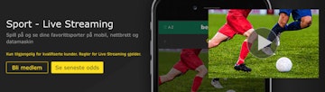 Livestreaming hos bettingside Bet365