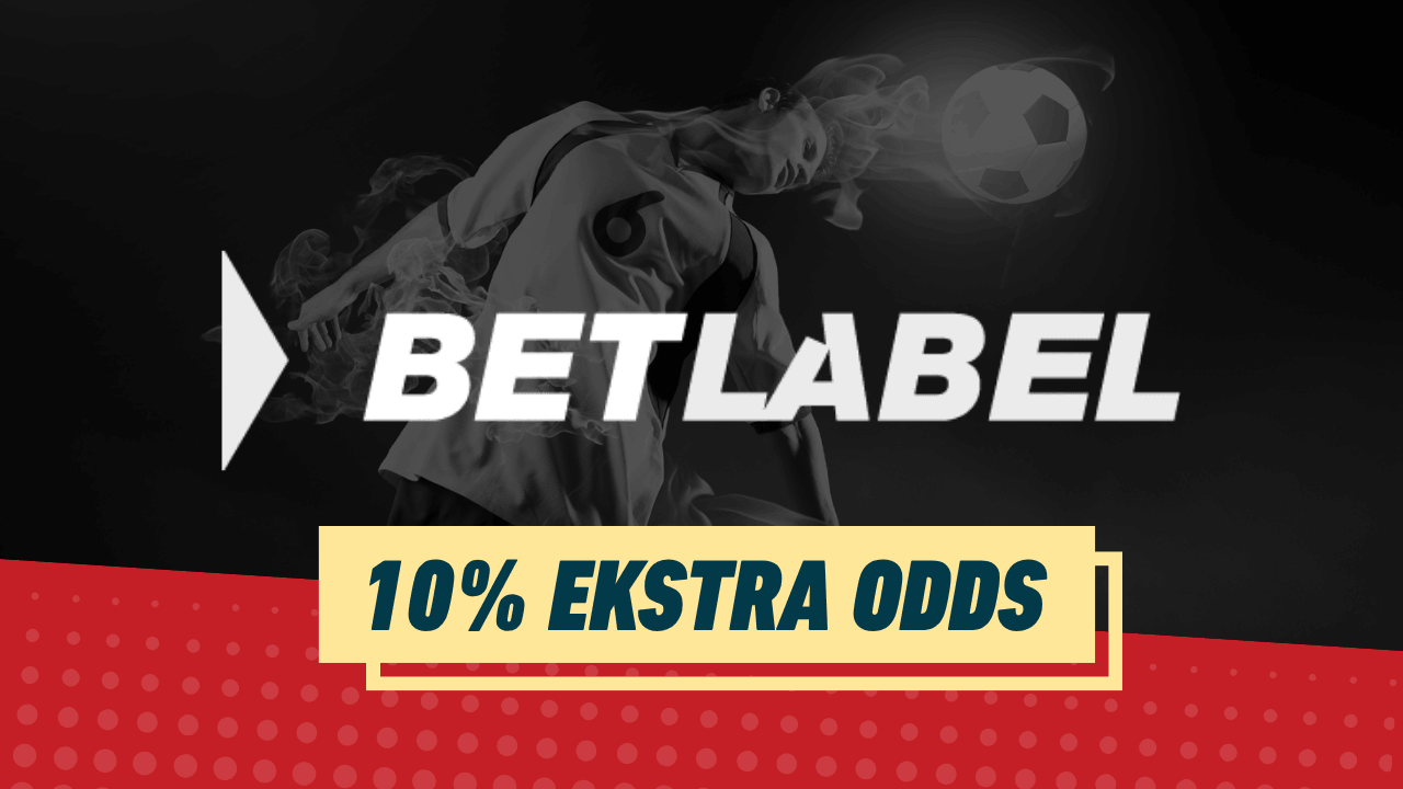 10 posent ekstra i odds betlabel