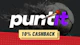 10 prosent cashback puntit