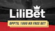 1000 kr free bet lilibet