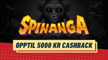 5000 kr cashback spinanga