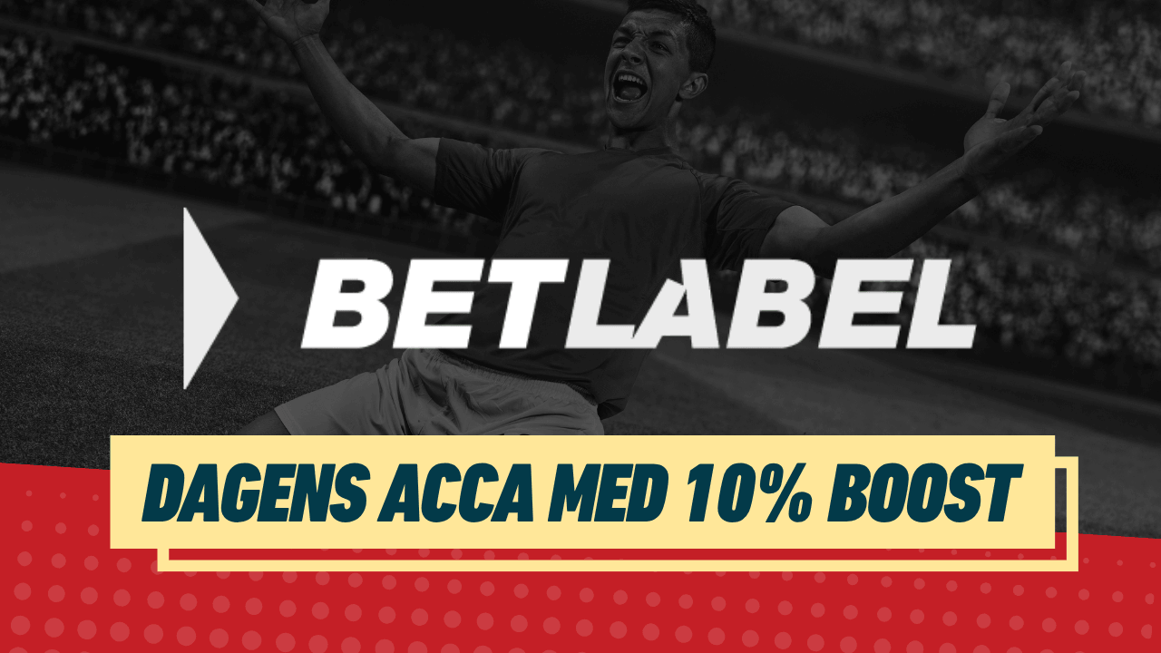 Dagens acca 10 prosent boost betlabel