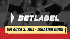 Dagens acca 3 juli betlabel