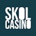 Skolcasino logo white