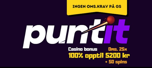 Puntit ny casino bonus
