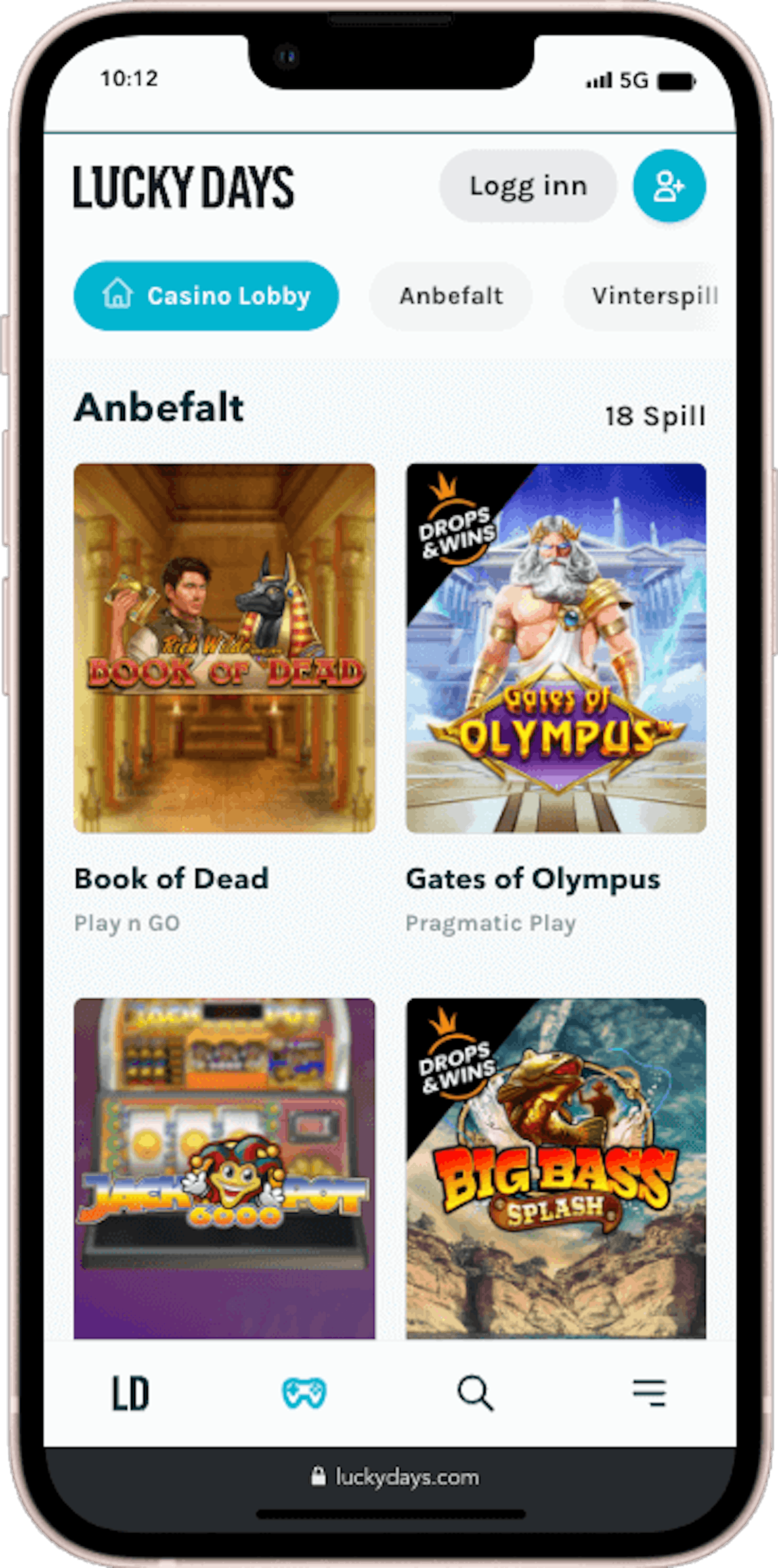 Lucky Days Spilleautomater pa mobil