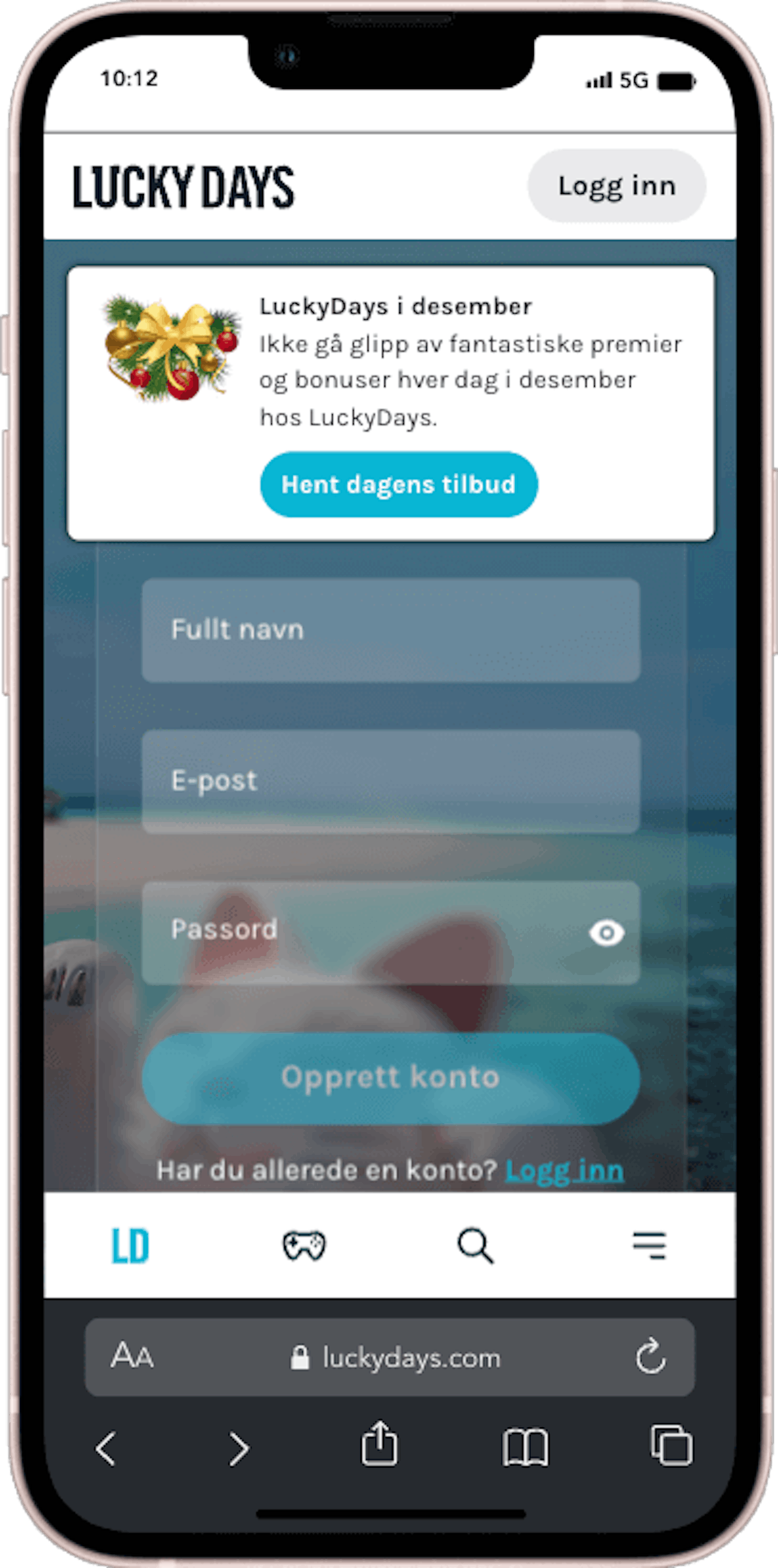 Lucky Days loggin pa mobil