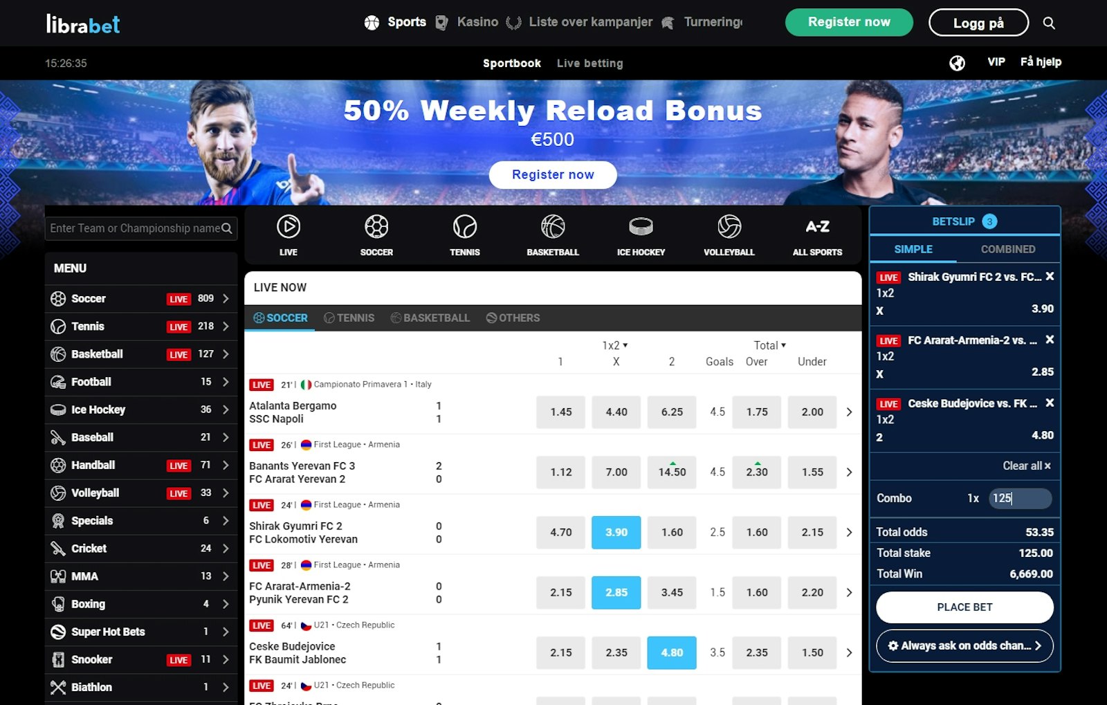 Librabet Sports Start