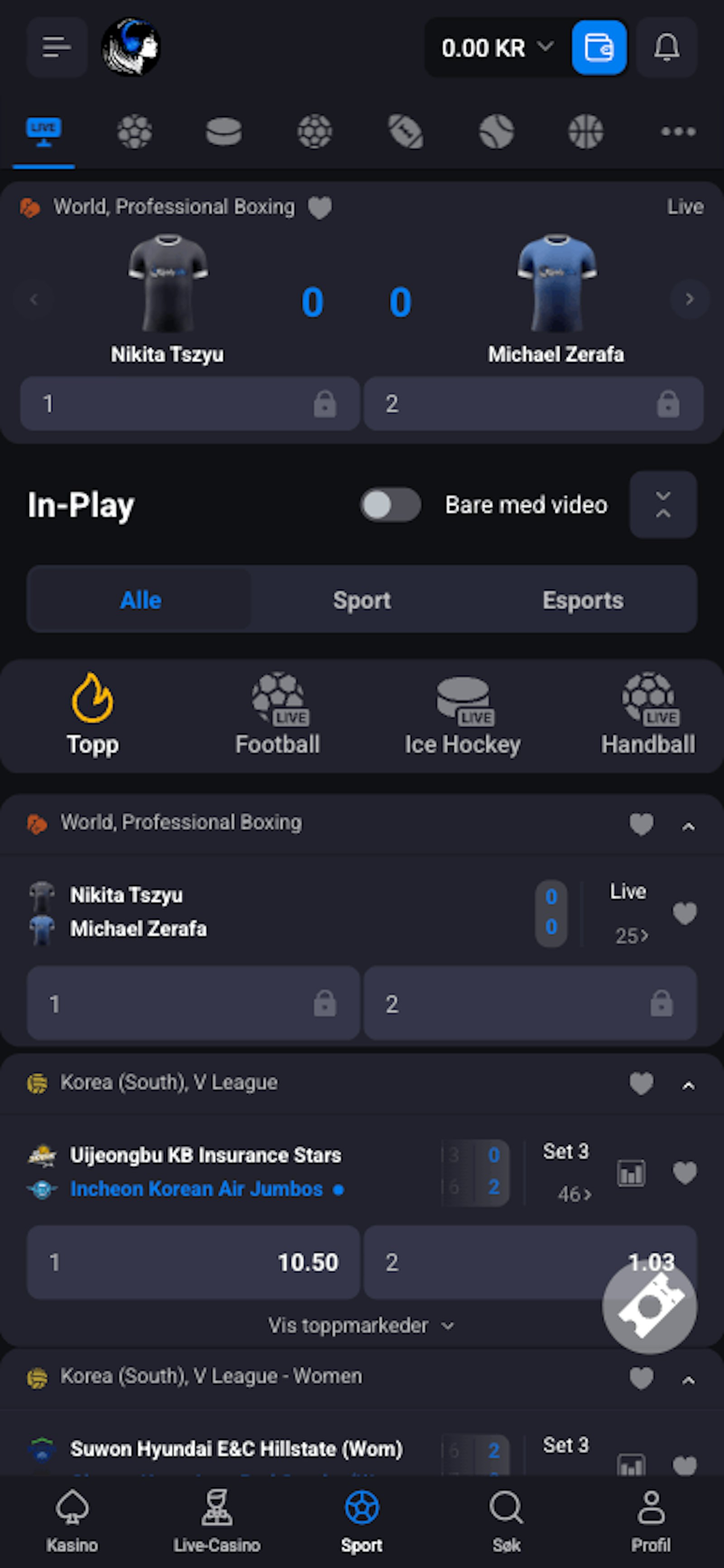 Lucky vibe live odds mobil