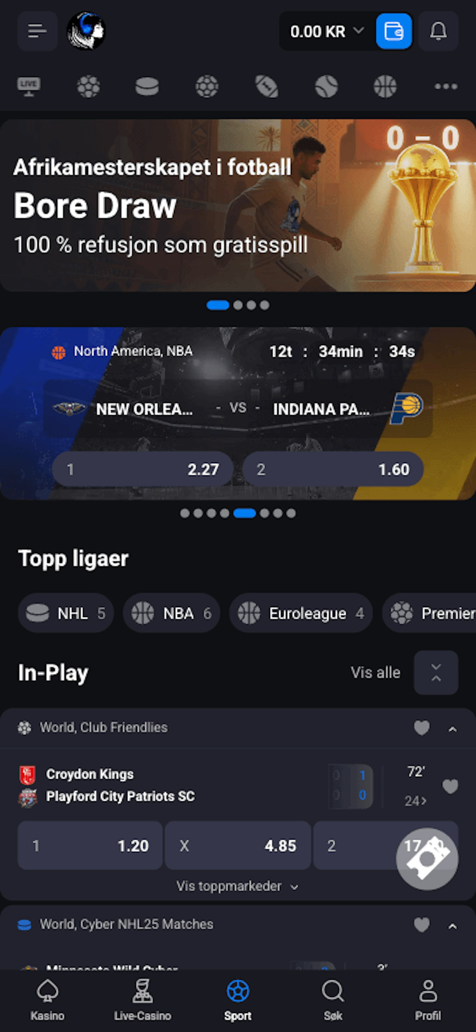 Lucky vibe odds mobil