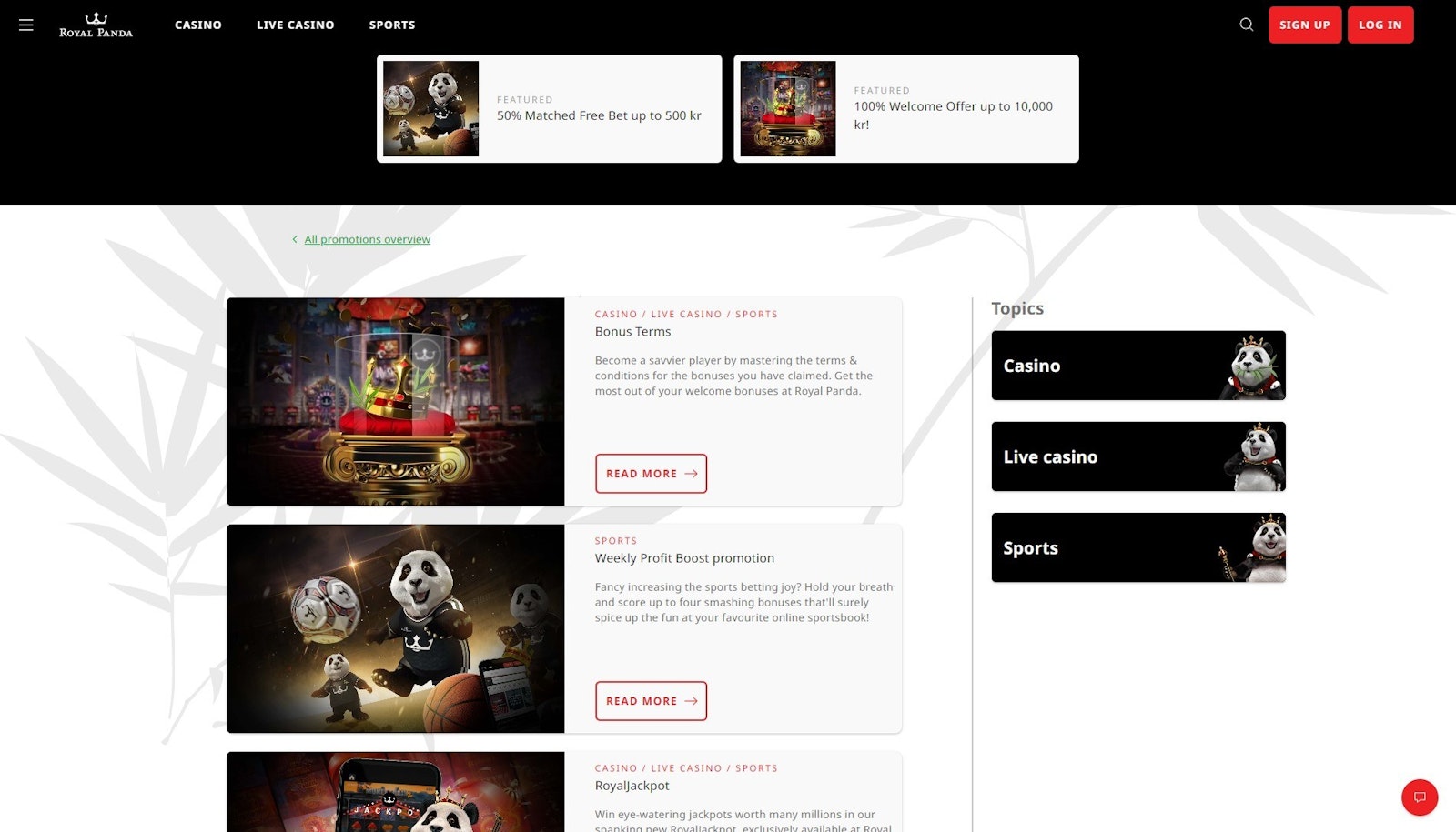 Royal Panda kampanjer