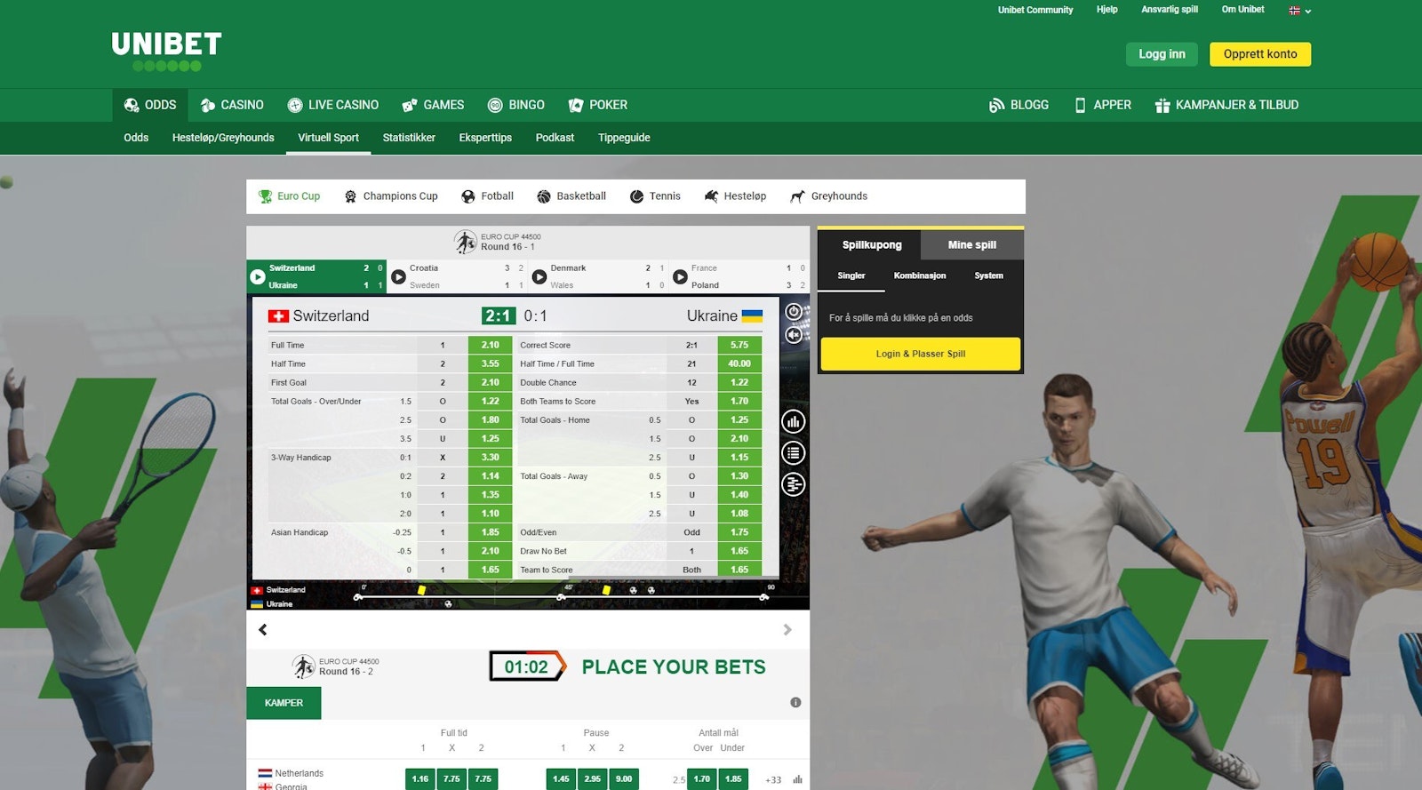 Unibet Virtuell Sport