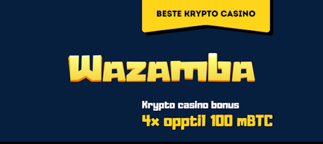 Wazamba krypto bonus promo