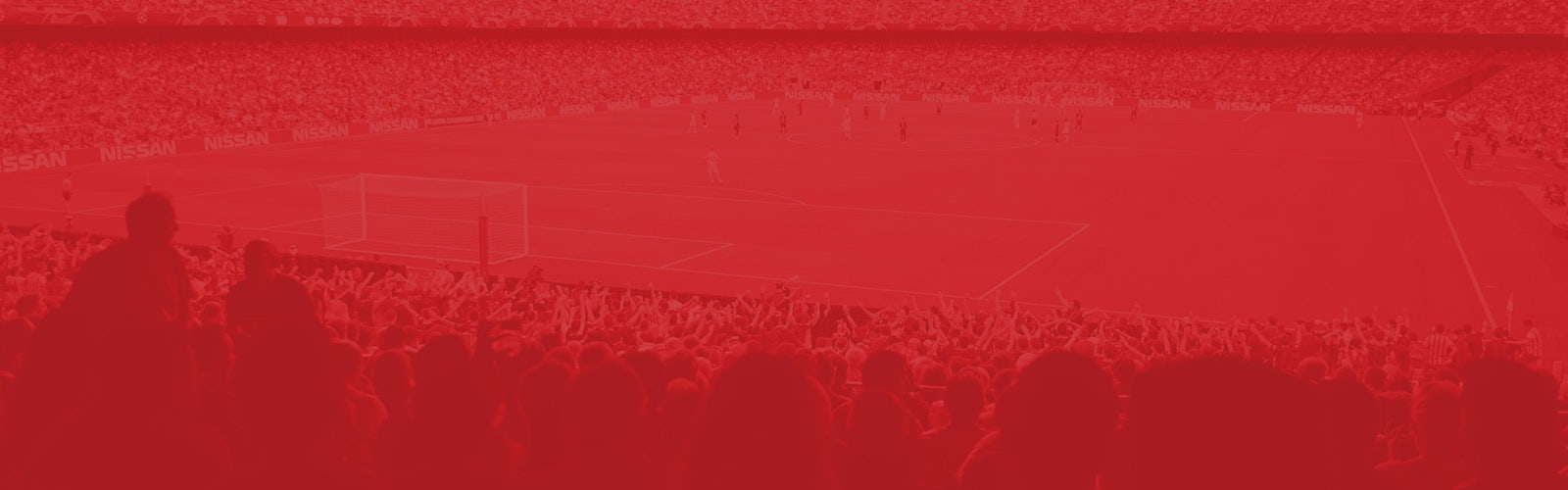 Header image red football fans